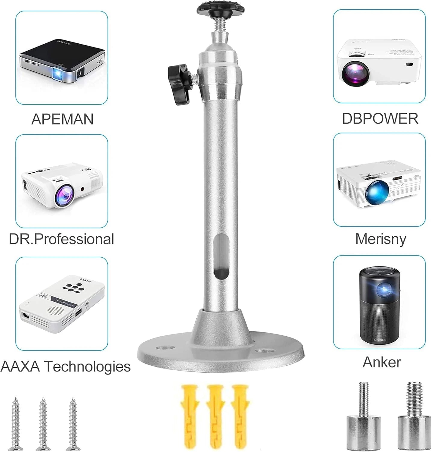 360° Rotatable Projector Mount
